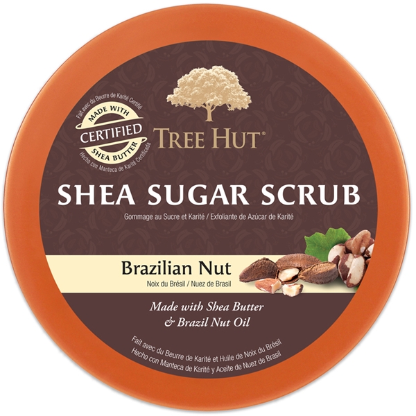 Tree Hut Shea Sugar Scrub Brazilian Nut Tree Hut Peeling