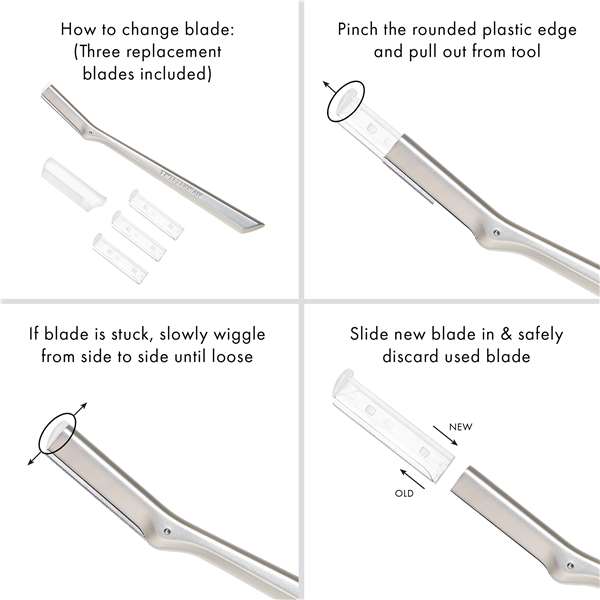 Tweezerman Facial Razor Replacement Blades (Bild 2 av 4)