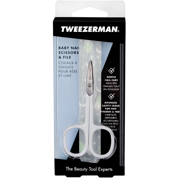 Tweezerman Baby Nail Scissors With File (Bild 1 av 3)