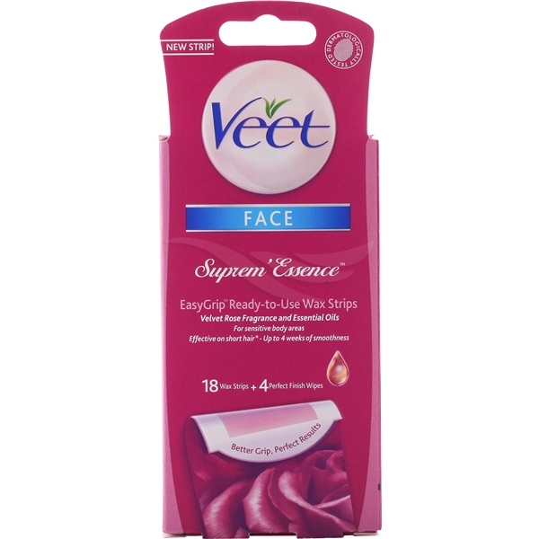 Veet Suprem'Essence Face Wax Strips Veet Hårborttagning