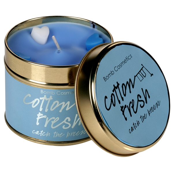 Tin Candles Cotton Fresh