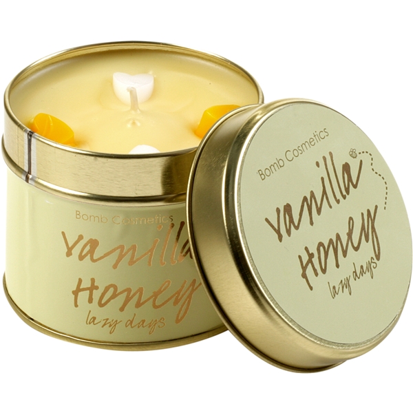 Tin Candle Vanilla Honey