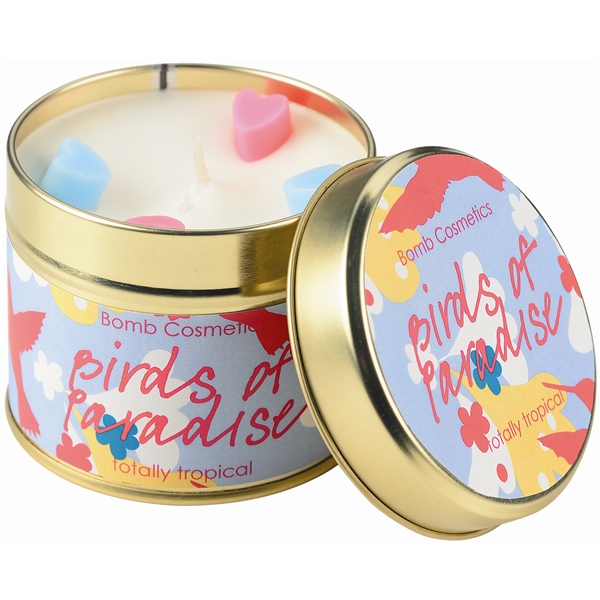 Tin Candle Birds of Paradise