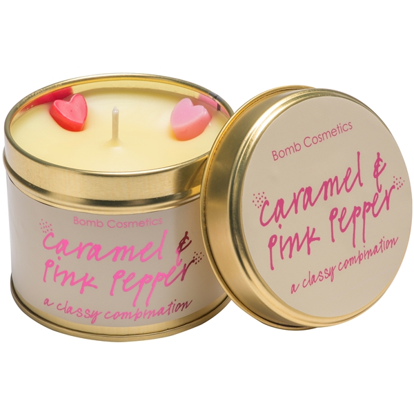 Tin Candle Caramel & Pink Pepper