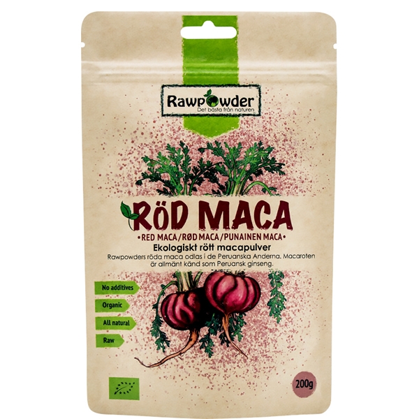 Röd Maca Pulver