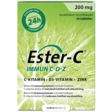 30 tabletter - Ester-C immun C-D-Z
