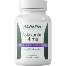 Alpha Plus Astaxantin 4 mg 60 kapslar