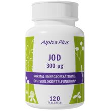 Alpha Plus Jod 300 µg 120 kapslar