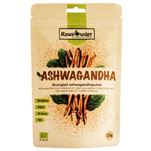 125 gram - Ashwaghanda Pulver EKO