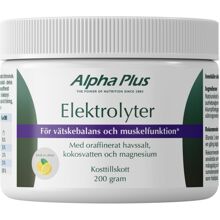 Alpha Plus Elektrolyter Citron 200 gram