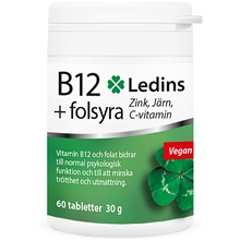 60 tabletter - B12+Folsyra