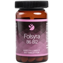 90 tabletter - Folsyra B6 B12