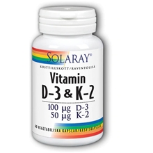 60 kapslar - Vitamin D3 & K2