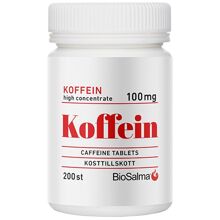Biosalma Koffein 100mg 200 tabletter