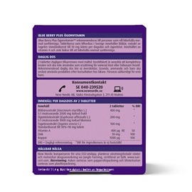 blue berry plus ögonvitamin 240 tabletter