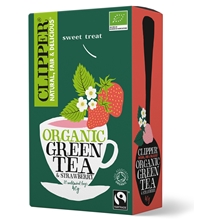 20 påse(ar) - Clipper Green Tea Strawberry
