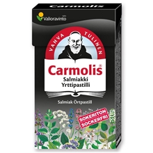 45 gram - Carmolis Örtpastill Salmiak