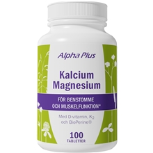 100 tabletter - Kalcium Magnesium