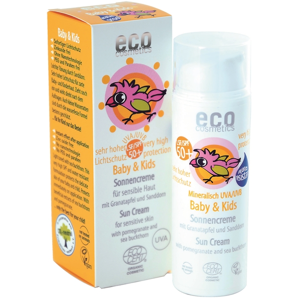 eco cosmetics solkräm spf50 baby
