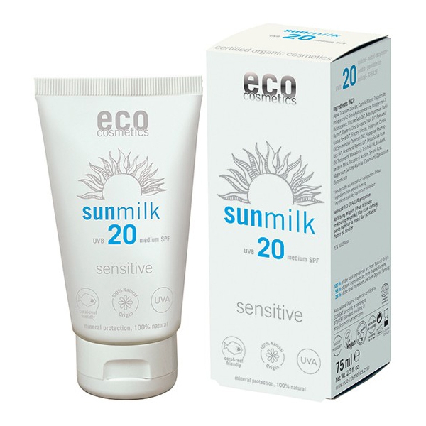 eco cosmetics Sunmilk spf 20