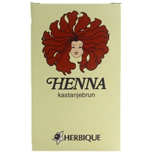 125 gram - Henna pulver kastanjebrun