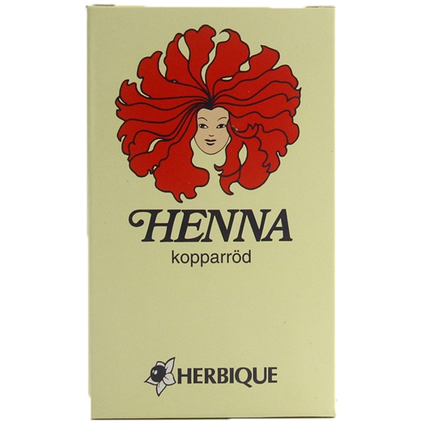 Henna pulver kopparröd