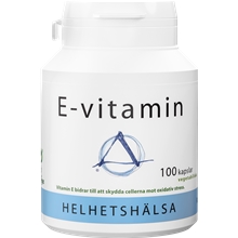 E-vitamin, naturlig 100 kapslar