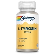 50 kapslar - Solaray L-Tyrosin