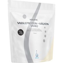 Holistic Vassleprotein + kreatin vanilj 750 gram