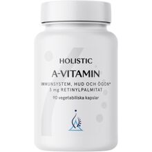 Holistic A-vitamin - 3 mg retinylpalmitat 90 kapslar