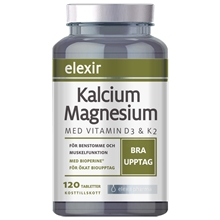 120 tabletter - Kalcium Magnesium