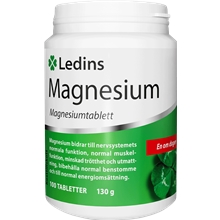100 tabletter - Magnesium 250mg