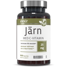 100 tabletter - Järn plus C-Vitamin