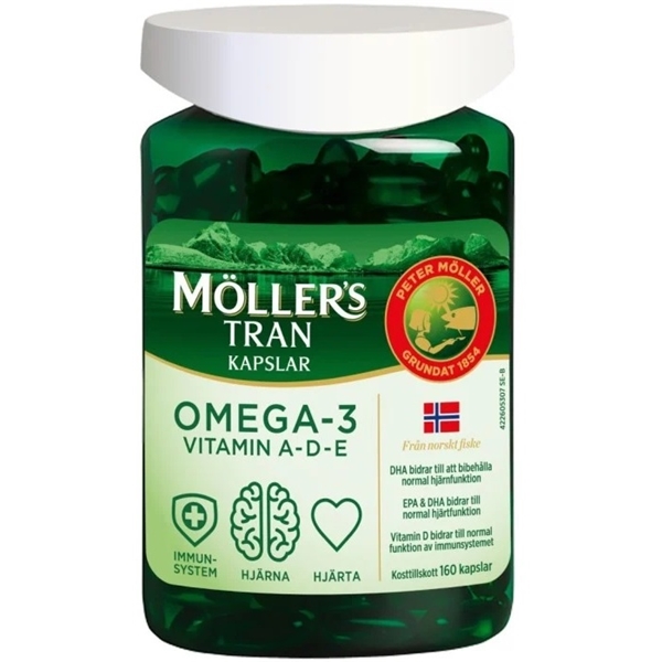 Möller's Omega-3 Tran Kapslar