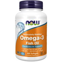 NOW Omega-3 1000 mg 100 kapslar