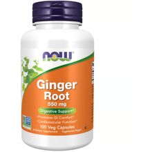 NOW Ginger 550 mg 100 kapslar