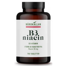 750 tabletter - Närokällan B3 Niacin 10 mg
