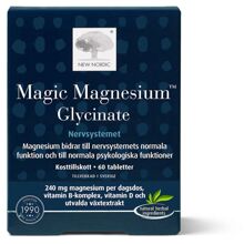New Nordic Magic Magnesium Glycinate 60 tabletter