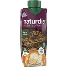 330 ml - Caramel Cappuchino - Naturdiet Protein Coffee