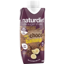 330 ml - Chocolate-Banana - Naturdiet Shake
