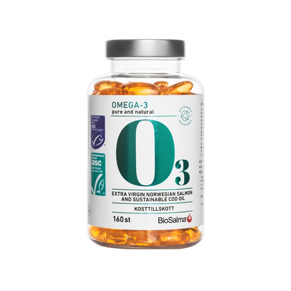 Miljömärkt Omega-3 pure and natural (Bild 1 av 3)