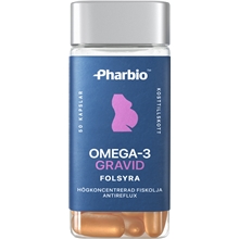 50 kapslar - Omega-3 gravid