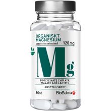 Biosalma Organiskt Magnesium 120mg 90 kapslar