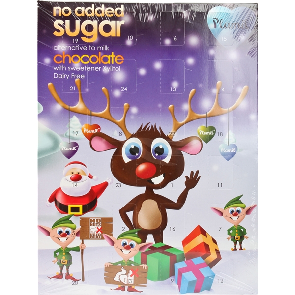 Plamil chokladkalender mjölk & sockerfri