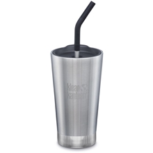 473 ml - Brushed stainless - Insulated Tumbler with straw