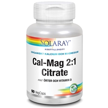 Soloray Cal-Mag 2:1 med D-vitamin 90 kapslar