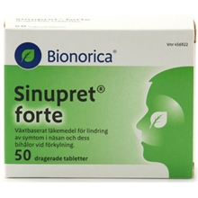 Sinupret Forte  (Växtbaserat läkemedel) 50 tabletter