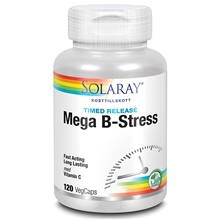 120 kapslar - Solaray Mega-B stress