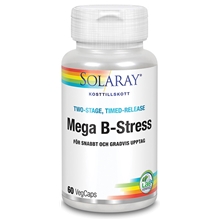 60 kapslar - Solaray Mega-B stress
