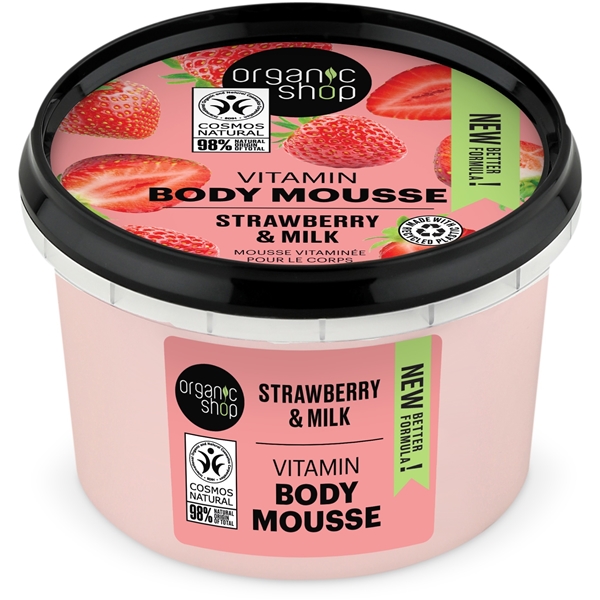Body Mousse Strawberry & Milk